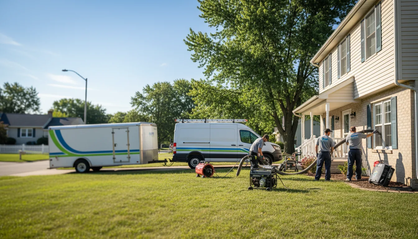 Flooded Basement Restoration And Cleanup With Repair in Robinson, ND near me